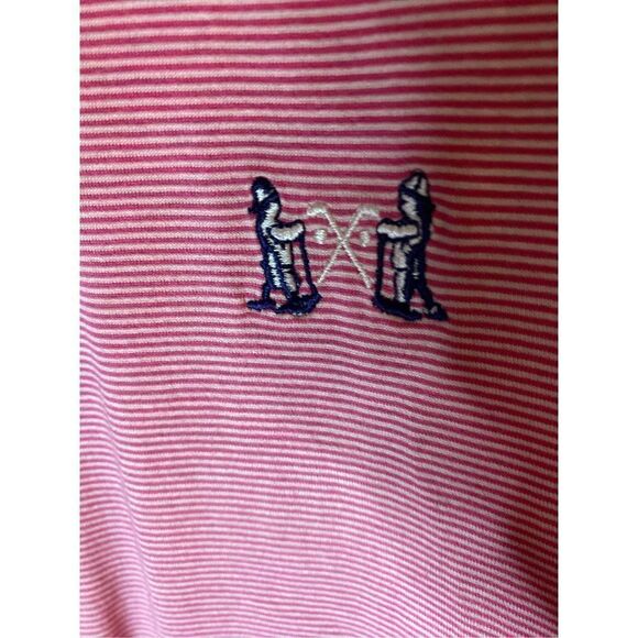 Peter Millar, men’s performance jersey striped polo size XL ￼ - Picture 4 of 6